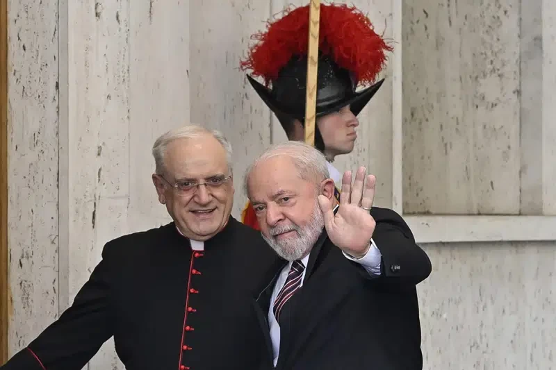 Una reunión amistosa entre Lula y el Papa