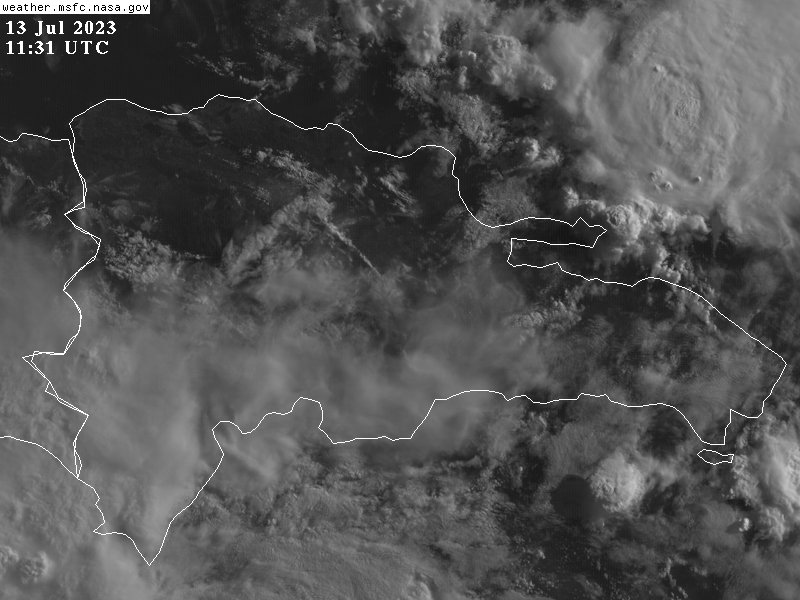 Onamet: Onda tropical y vaguada provocan aguaceros, tronadas y ráfagas de viento 