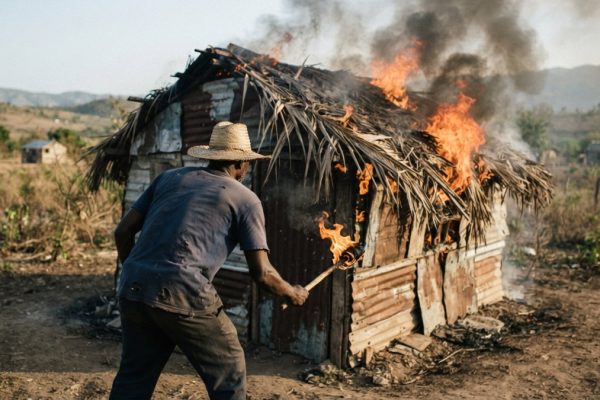 Condenan a 30 años de prisión a un haitiano que quemó la casa de otro en venganza