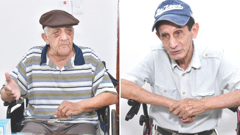 Dos vidas que al final del día coincidieron en un hogar de ancianos